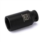 Soquete de impacto profundo MIXPOWER 28 mm encaixe 1/2" CR-MO Soquete de impacto profundo MIXPOWER 28 mm encaixe 1/2" CR-MO