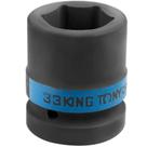 Soquete de Impacto Sextavado 33mm com Encaixe de 1 Pol.