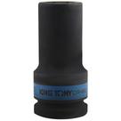 Soquete de Impacto Sextavado Longo de 22mm com Encaixe de 3/4 Pol.