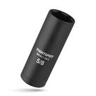 Soquete de impacto TIGHTSPOT 1/2 Drive 16 mm de profundidade e 6 pontos em aço CRV