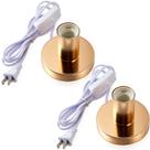 Soquete de lâmpada Tuanse E26 E27, base de metal, cabo de 1,8 m, 110 V
