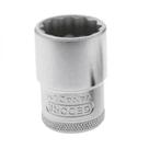 Soquete estriado 19 mm encaixe 1/2" - D19-19