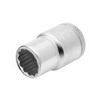 Soquete Estriado Curto 25 MM Encaixe de 1/2" - Gedore 015121
