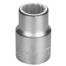 Soquete Estriado Em Aço Cromo Vanádio 19 Mm - Encaixe 3/4" Tramontina