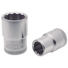 Soquete Estriado ENC. 1/2'' 19MM - 015110 - Gedore