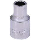 Soquete estriado encaixe 1/2" 9mm worker