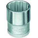 Soquete Estriado Encaixe 3/8" - 15mm Gedore 014010