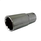 Soquete Estriado Longo Com Encaixe 1/2 Polegada 23mm Soquete Estriado Longo Com Encaixe 1/2 Polegada 23mm