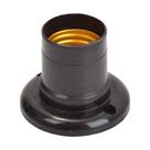 Soquete Fixo de Teto Thompson Termoplástico E-27 Preto Soquete Fixo de Teto Thompson Termoplástico E-27 Preto
