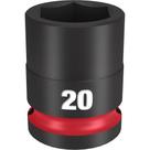 Soquete impacto 1/2" x 20mm x 48mm 49-66-6252 milwaukee