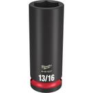 Soquete impacto 1/2" x h 13/16" x 3" 49-66-6227 milwaukee