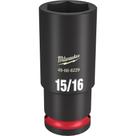 Soquete impacto 1/2" x j 15/16" x 3" 49-66-6229 milwaukee
