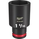 Soquete impacto 1/2" x p 1.5/16" x 3" 49-66-6235 milwaukee