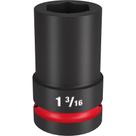 Soquete impacto 1" x f 1.3/16" x 3.1/2" 49-66-6507 milwaukee