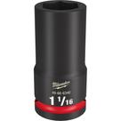 Soquete impacto 3/4" x i 1.1/16" x 3.1/2" 49-66-6340 milwaukee