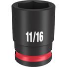 Soquete impacto 3/8" x j 11/16" x 1.1/4" 49-66-6109 milwaukee
