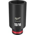 Soquete impacto 3/8" x n 15/16" x 2.1/2" 49-66-6128 milwaukee Soquete impacto 3/8" x n 15/16" x 2.1/2" 49-66-6128 milwaukee