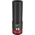 Soquete impacto c 1/2" x 15mm x 78mm 49-66-6276 milwaukee