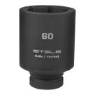 Soquete Impacto Longo 60mm Hexagonal Cr-Mo 1'' Stels