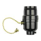 Soquete Jandorf 60534 Phenolic On/Off Pull Chain preta Soquete Jandorf 60534 Phenolic On/Off Pull Chain preta