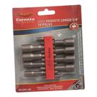Soquete longo para parafusadeira/ furadeira 4-13mm 10 peças