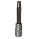 Soquete Multidentado Longo Com Encaixe 1/2 Polegada M12 Soquete Multidentado Longo Com Encaixe 1/2 Polegada M12