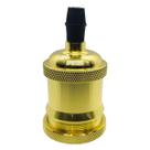 Soquete p/ lampada E27 modelo vintage - Ouro Claro Soquete p/ lampada E27 modelo vintage - Ouro Claro