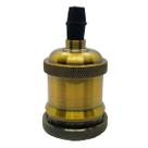 Soquete p/ lampada E27 modelo vintage - Ouro Velho Soquete p/ lampada E27 modelo vintage - Ouro Velho