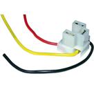 Soquete Para Farol Lâmpadas H4 Branco Universal Com Fio 1,5MM