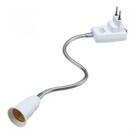 Soquete para Lampada 60cm Haste Flexível E27 Adaptador 60 cm Tomada Bestfer BFH2311
