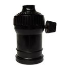 Soquete para Lâmpada com Chave Preto- Foxlux Soquete para Lâmpada com Chave Preto- Foxlux