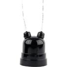 Soquete Pendente com Rabicho Termoplast Preto 43.0it com 10 Peças - Foxlux Soquete Pendente com Rabicho Termoplast Preto 43.0it com 10 Peças - Foxlux