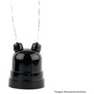 Soquete Pendente com Rabicho Termoplast Preto 43.0it com 10 Peças - Foxlux Soquete Pendente com Rabicho Termoplast Preto 43.0it com 10 Peças - Foxlux
