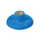 Soquete Plafon Azul 51x145x145mm em PP e Porcelana - Bet Plásticos Soquete Plafon Azul 51x145x145mm em PP e Porcelana - Bet Plásticos