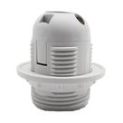 Soquete plastico rosca inteira branco