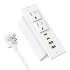 Soquete Power Strip Jgstkcity embutido para móveis embutidos