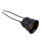 Soquete Preto E-27 Bocal com Rabicho