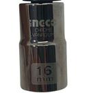 Soquete Sextavado 16mm com Encaixe de 1/2 Pol. da Ingco Soquete Sextavado 16mm com Encaixe de 1/2 Pol. da Ingco