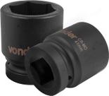 Soquete Sextavado Impacto Encaixe 1pol x 41mm Vonder