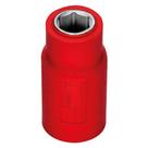 Soquete Sextavado Isolado Tramontina Pro Iec 60900 16 Mm - Encaixe 3/8" Para Baixa Tensão Até 1.000