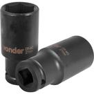 Soquete Sextavado Longo Impacto 27mm Encaixe 1/2 Vonder