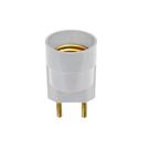 Soquete Termoplástico E27 Com Pino Macho 2p Branco G20 Soquete Termoplástico E27 Com Pino Macho 2p Branco G20