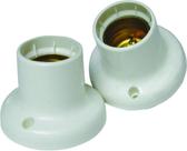 Soquete Teto Fixo Branco E-27 2a 250V Radial 1201.015