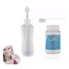 Soro Lavagem Nasal Pó 100g + Frasco Limpeza Nariz Bico Reto
