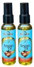 SORO REPARADOR DE PONTAS HIDRATANTE CAPILAR OLEO DE ARGAN 60ml MAX GOLDEN kit 2und
