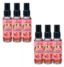 SORO REPARADOR DE PONTAS NUTRIÇAO CAPILAR ROSA MOSQUETA OMEGA 3 60ml MAX GOLDEN kit 6und