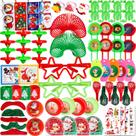 Sortimento de brinquedos Max Fun 128 peças para festas de Natal, lembrancinhas para crianças Sortimento de brinquedos Max Fun 128 peças para festas de Natal, lembrancinhas para crianças
