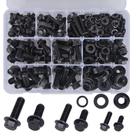 Sortimento de parafusos e porcas de flange Gternity 292PCS Metric