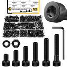 Sortimento de parafusos métricos MYWISH M5 x 8/10/12/16/20/25/30 mm 420 unidades