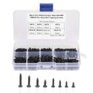 Sortimento de parafusos Thincol Self-Tapping Black Inox Steel